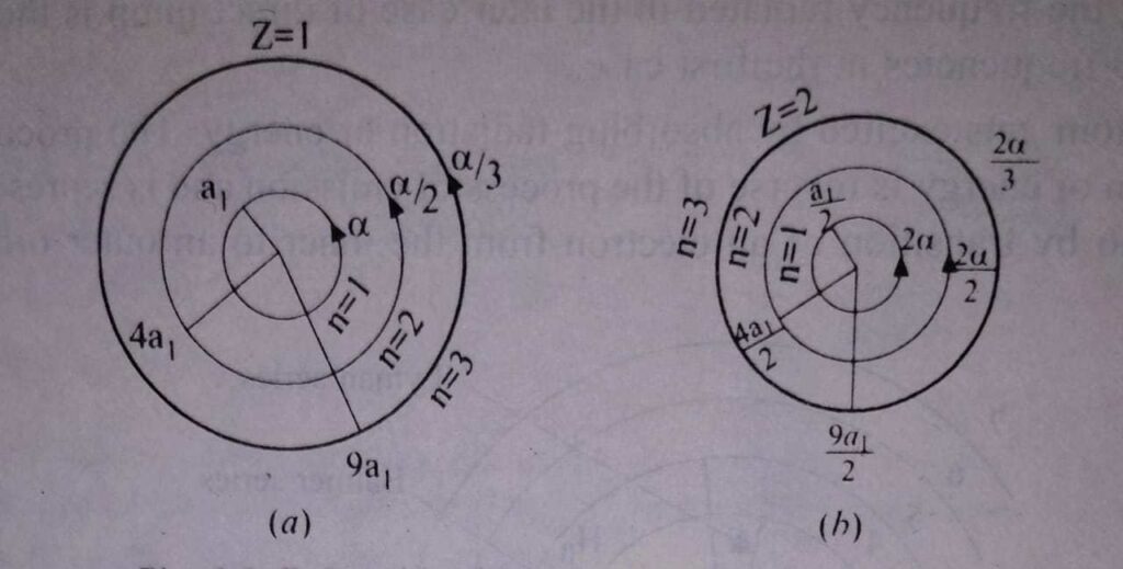 Bohr orbits for hydrogen and ionised helium